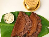 Ragi Dosai | Fermented Ragi Dosa Recipe | Finger Millet Dosa Recipe | Stepwise Pictures | Gluten Free and Vegan Recipe