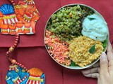 Salad and Sambar Thali | Indian Thali Ideas by Masterchefmom