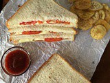 Tomato Cheese Sandwich | Classic Tomato Cheese Sandwich |How to make Tomato Cheese Sandwich at Home | Picnic/Travel/Tiffin Box Special Sandwich | Stepwise Pictures | Quick and Easy Recipe