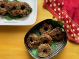 Vadlet Recipe | Radish-Turnip Greens and Sprouted Channa Vada Cutlets | Lunch Box Recipe |Gluten Free and Vegan