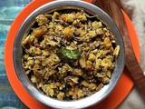 Vazhaipoo Paruppu Usili | Banana Blossom Usili | TamBrahm Style Vazhaipoo Paruppu Usili | Gluten Free and Vegan Recipe