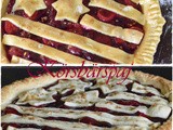 Amerikansk körsbärspaj/ Happy 4th of July my cherry pie