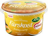 Laxpasta med fruktig currysås