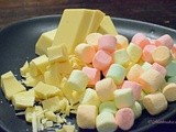 Marshmallowdrömmar istället för en blomma/ Sweet marshmallows as hostess gift