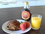 Mogen banan sökes till lyckad pannkaka/ Banana pancakes