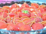 Strawberry cream pie