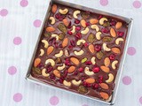 Chocolate Bark with Cranberries and Nuts