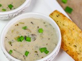 Creamy Mushroom and Leek Soup