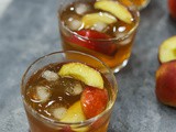 Delicious Peach Iced Tea