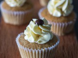 Espresso Cupcakes with Swiss Meringue Buttercream Frosting