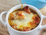 French Onion Soup with Garlic Croutons