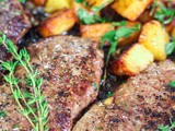 Garlic Butter Steak and Potatoes