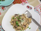 Gluten Free Cauliflower Mushroom Risotto