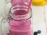 Raspberry Blueberry Banana Smoothie