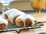 Banana & Chocolate Mini Cakes with Cream Cheese Glaze