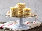 Buttermilk Mini Cakes with Passionfruit and Lime Frosting