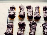 Chocolate Rum Éclairs