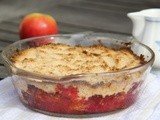 Raspberry and Apple Crumble