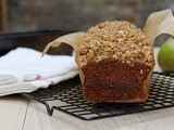 Streusel Topped Pear Loaf