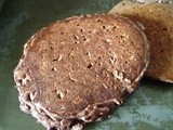 Chocolate Oatmeal Protein Pancakes