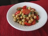 Chickpea and Tomato Basil Salad