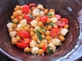 Chickpea Caprese Salad