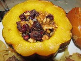 Cranberry Stuffed Acorn Squash