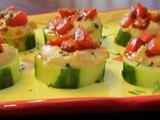 Mediterranean Cucumber Hors d`oeuvres