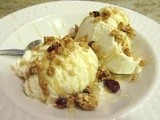 Middle Eastern Granola ice cream sundae