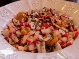 Radish & Mandarin  Orange Salad with Tunisian Inspired Vinaigrette