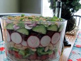 Ten commandment layered salad
