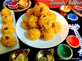 Boondi Ladoo - a South Indian Diwali Special Sweet