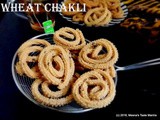 Wheat Chakli - a crunchy munchy Tea time Snack