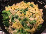 135.8...Fettuccine Alfredo with Chicken and Broccoli