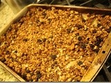 136.8…Homemade Granola & Peanut Butter