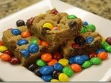 137.2…Peanut Butter m&m Blondies