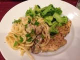 141.4…Creamy Mushroom Fettuccine