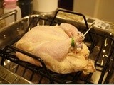 141.6…Roast Chicken with Mustard Thyme Sauce