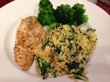 141.8…Three Cheese Orzo and Spinach