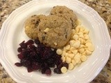 142.8…Oatmeal Cranberry White Chocolate Chunk Cookies