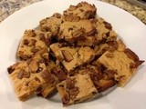 142.8…Peanut Butter Cup Blondies