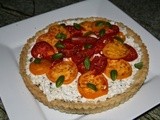 143.2…Heirloom Tomato Tart with Ricotta and Basil