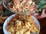 143.4…Greek Salsa with Pita Chips