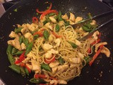 144.0...Velvet Ginger Chicken with Orange Sesame Noodles