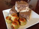 144.8…Peanut Butter Cup Layered Krispie Treats