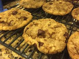 145.4...Chewy Chocolate Chip Heath Bar Cookies