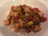 145.6...Chicken, Cashew and Vegetable Stir-Fry