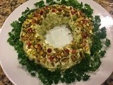 146.8…Avocado Pistachio Cheese Wreath