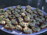 147.8...Shrimp Crostini with Dill and Lemon