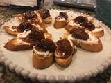 148.2...Fig & Goat Cheese Bruschettas